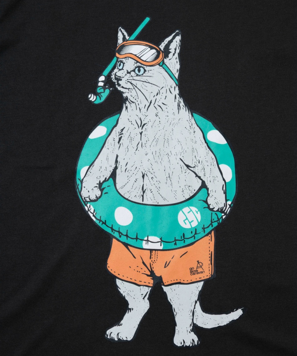 ゴースローキャラバン(Go Slow Caravan) Tシャツ 半袖 Drymix 海猫 TEE