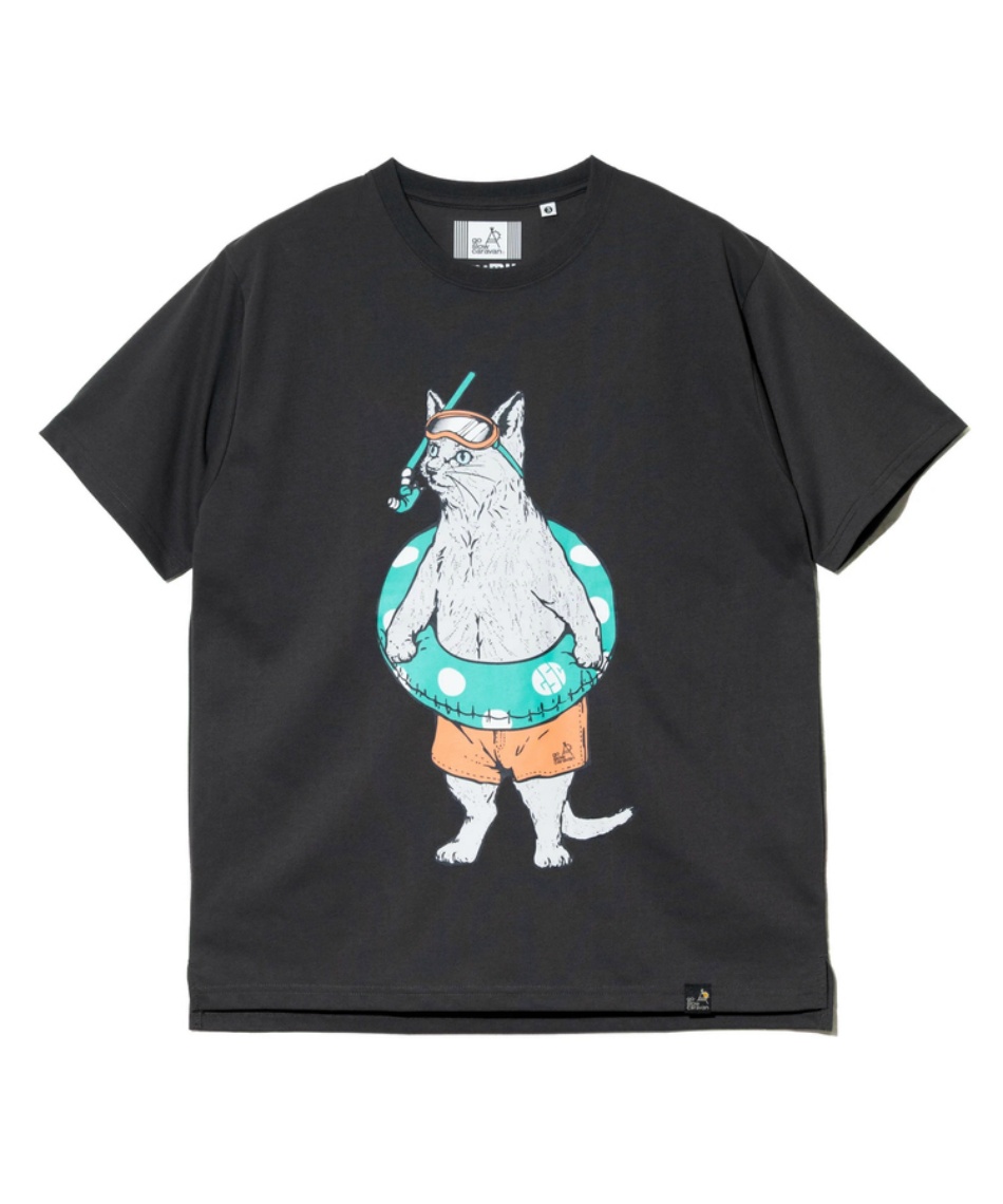 ▽ ゴースローキャラバン(Go Slow Caravan) Tシャツ 半袖 Drymix 海猫