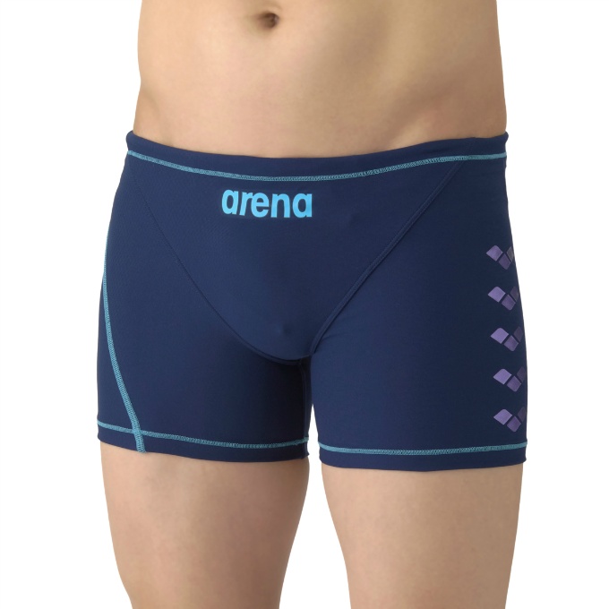 アリーナ(arena) トレーニング水着 スパッツ メンズ トレーニングスパッツ ミドルレッグ AS6SWM09M-NVBL