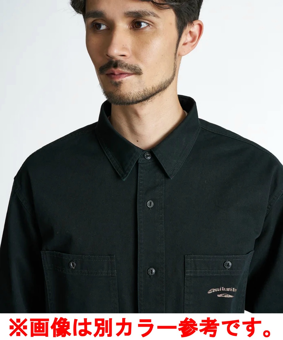 長袖シャツ MERCURY CHINO WASH SHIRTS 長袖シャツ QSH264001