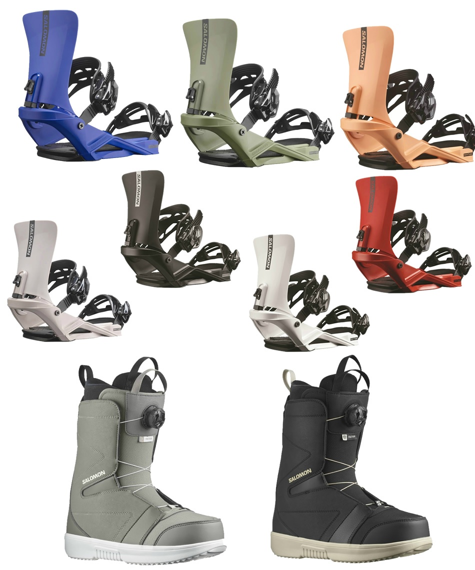 サロモン(salomon) スノーボード ビンディング ブーツ2点セット RHYTHM