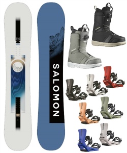 スノーボード 2点セット SALOMON PULSE - RHYTHM サロモン 板