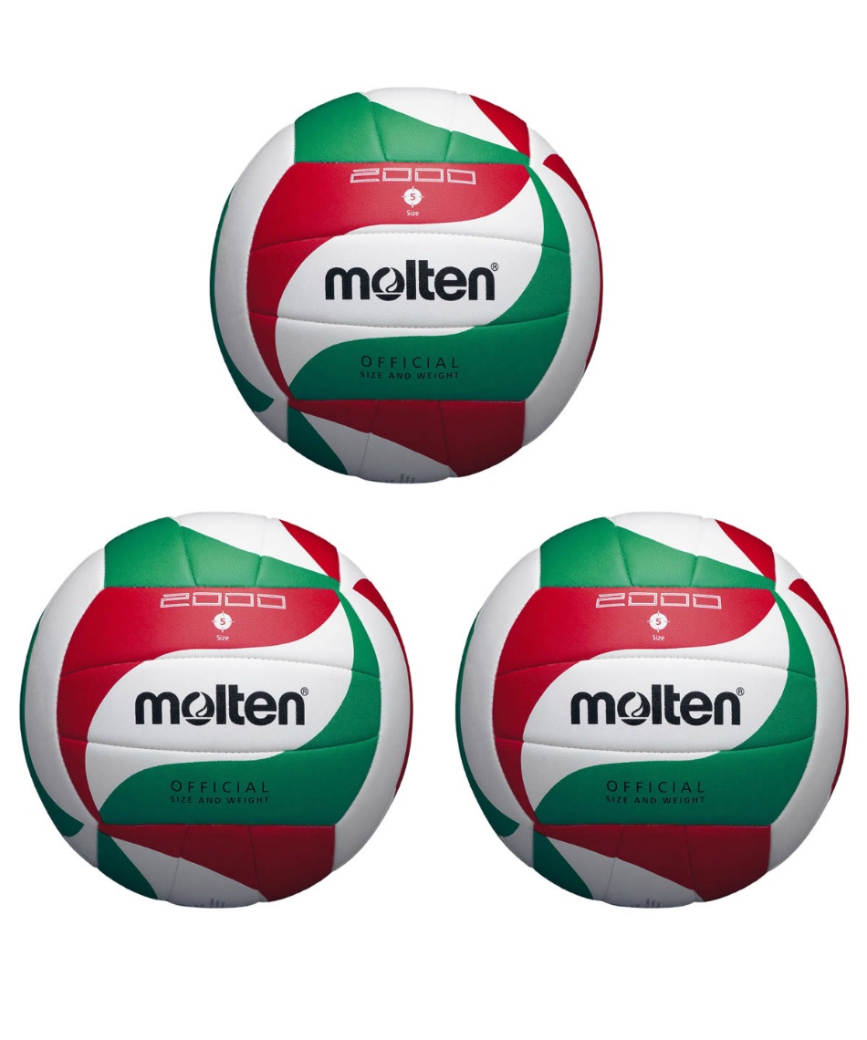 モルテン Molten バレーボール 5号球 3個セット 練習球 ミシン縫い V5m00 スポーツ用品ならヒマラヤオンラインストア 公式 モルテン Molten バレーボール 5号球 3個セット 練習球 ミシン縫い V5m00 スポーツ用品ならヒマラヤオンラインストア 公式