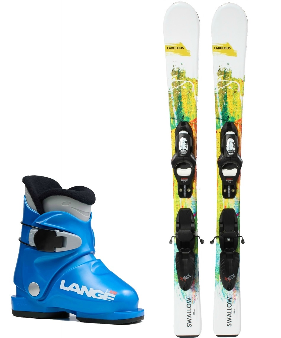 ジュニア SWALLOW スキー 150cm 3点セット スワロー(Swallow) スキー板 ジュニアスキー 3点セット FABULOUS Kids+