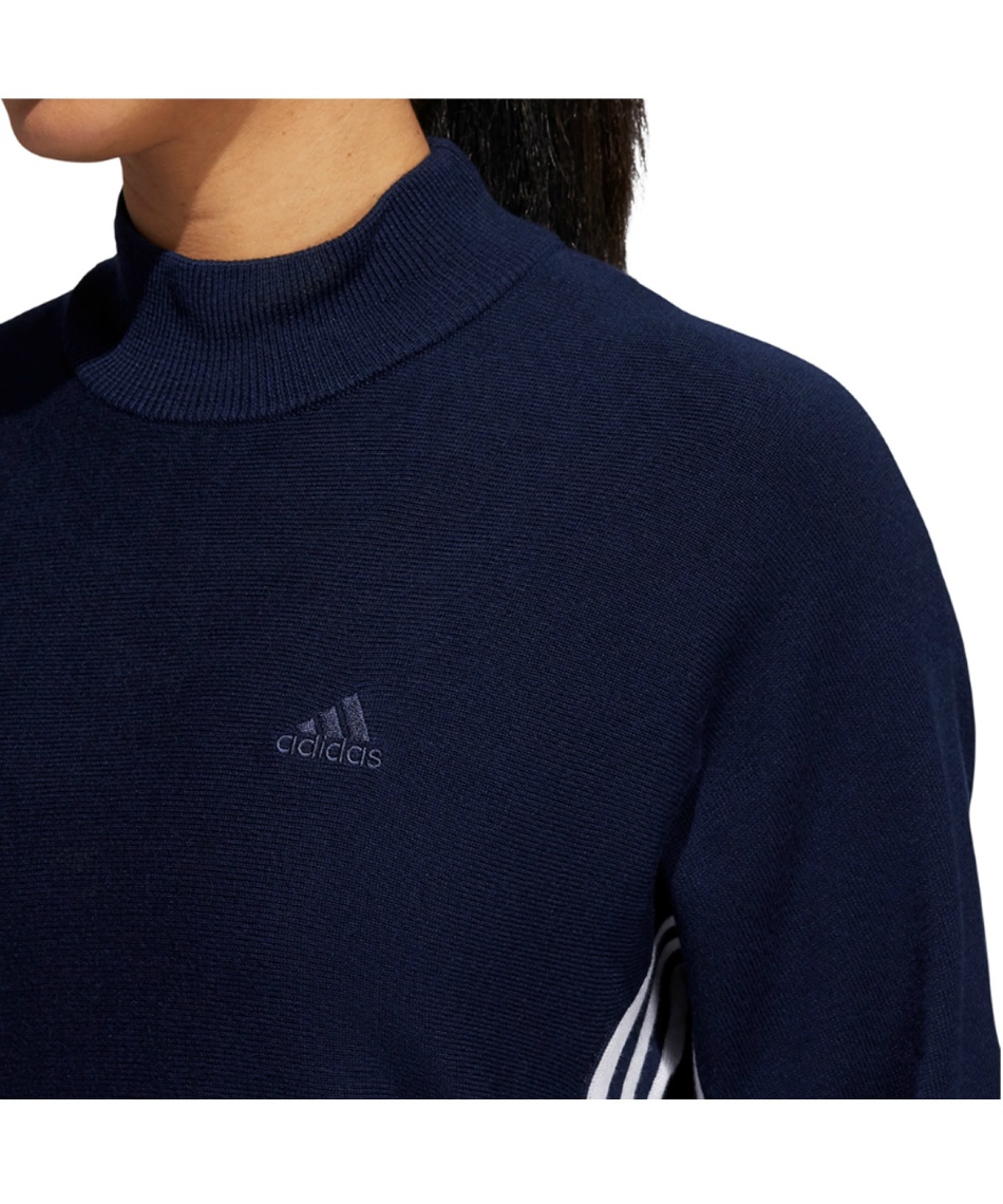 アディダス Adidas ゴルフウェア ワンピース スリーストライプス プルオーバー セーターワンピース Ins15 スポーツ用品ならヒマラヤオンラインストア 公式