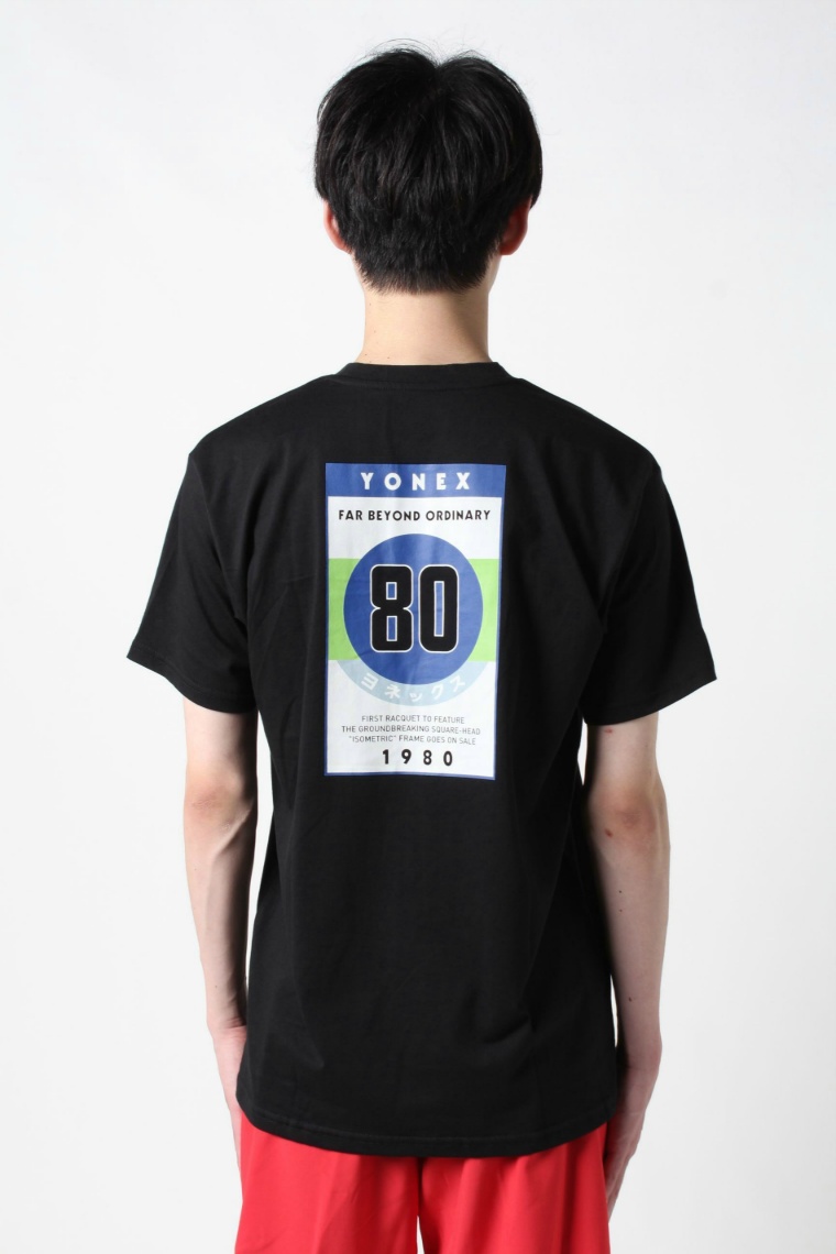 希少！YONEXバドミントンTシャツ 2019年日本代表着用モデル O ブラック 希少！YONEXバドミントンTシャツ 2019年日本代表着用モデル O