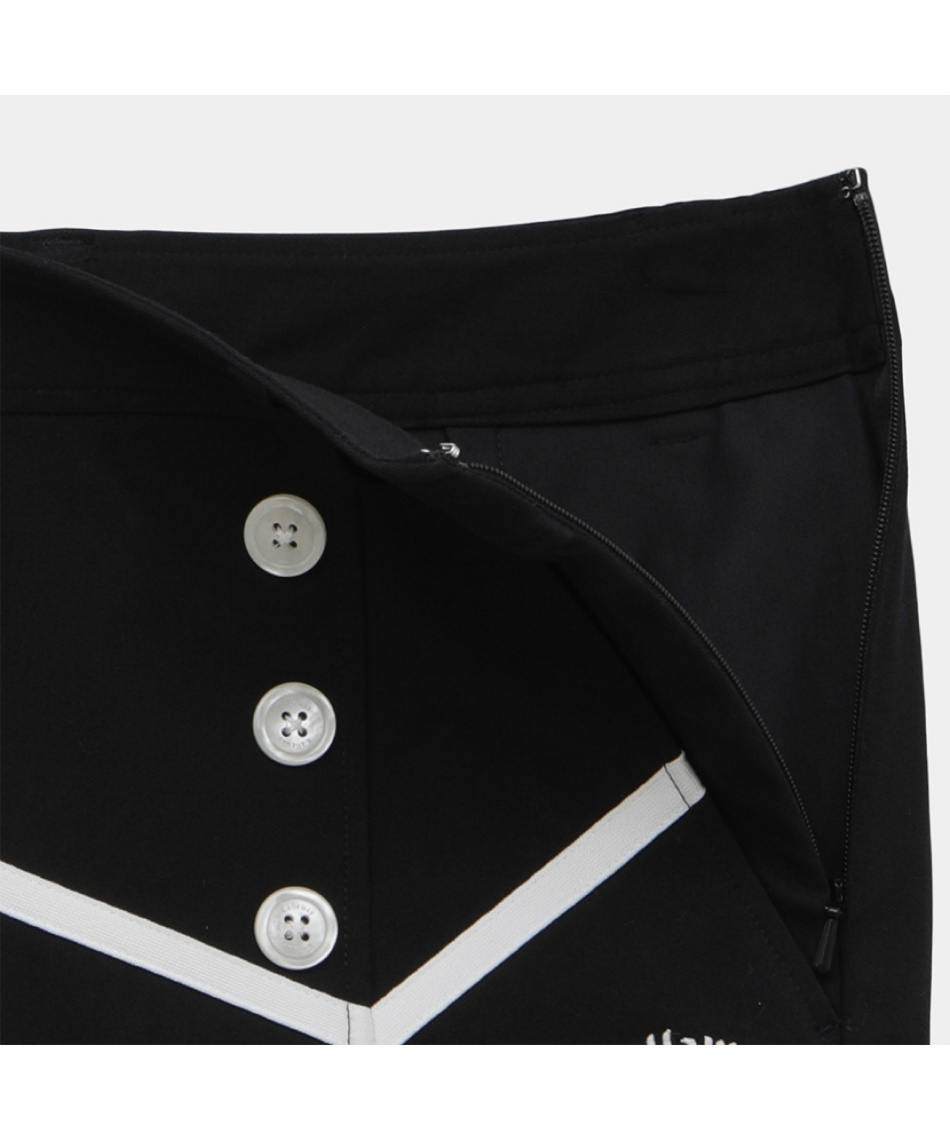 匿名配送　新品　LOVECallaway ゴルフスカート 黒 ストライプ セール アディダスゴルフ STRETCH スリーラインスカート ゴルフ