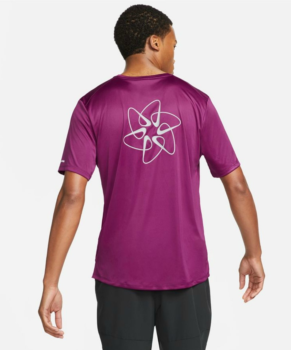 mediam Tシャツ apple print Print oversizeT shirt ユニセックス男女兼用