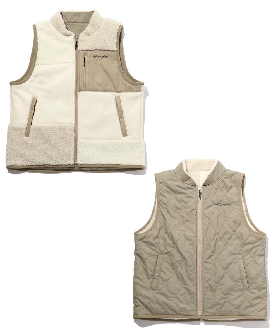 コロンビア(Columbia) フリース ベスト パストゥリッジリバーシブル