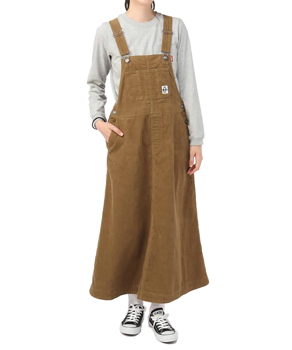 チャムス(CHUMS) ロングスカート オールオーバーザコーデュロイ