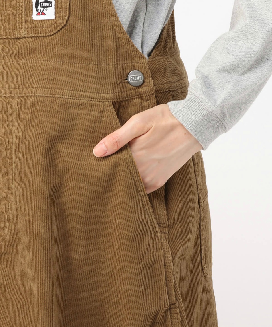 チャムス(CHUMS) ロングスカート オールオーバーザコーデュロイ