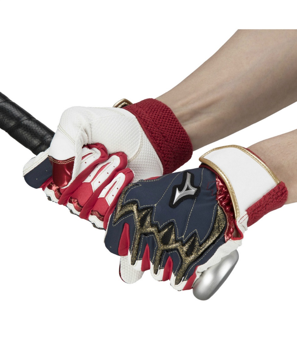 ミズノ(MIZUNO) 野球 バッティンググローブ 両手用 シリコンパワー