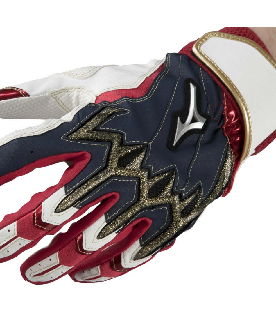 ミズノ(MIZUNO) 野球 バッティンググローブ 両手用 シリコンパワー