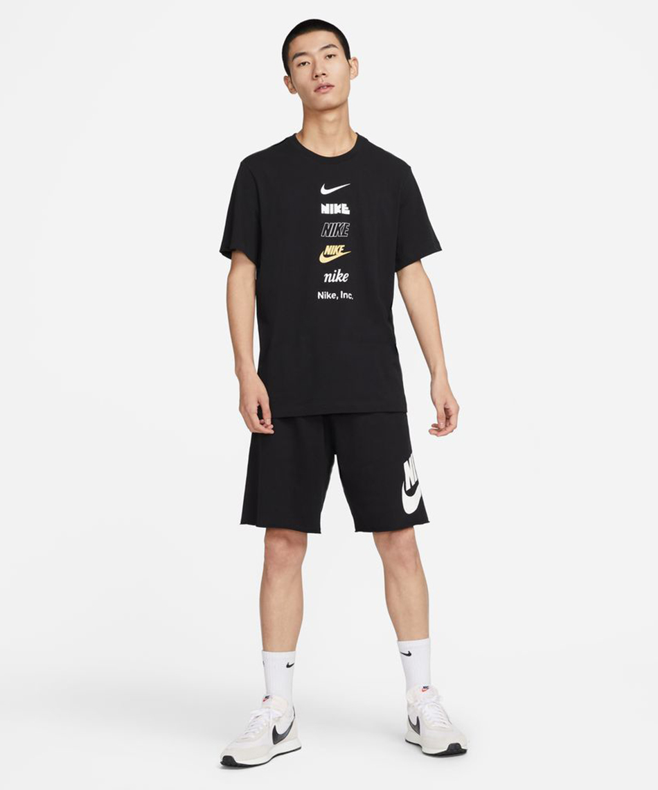 【NIKE】DZ2876-010★ナイキNSWクラブロゴTシャツ★Black Nike Sportswear Multi Logo T-Shirt 'Black' DZ2876-010