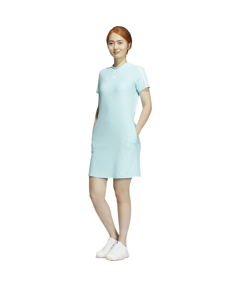 BEAMS GOLF グリーン モックネックワンピース 半袖 ビームスゴルフ(BEAMS GOLF) モックネック | レディースゴルフ