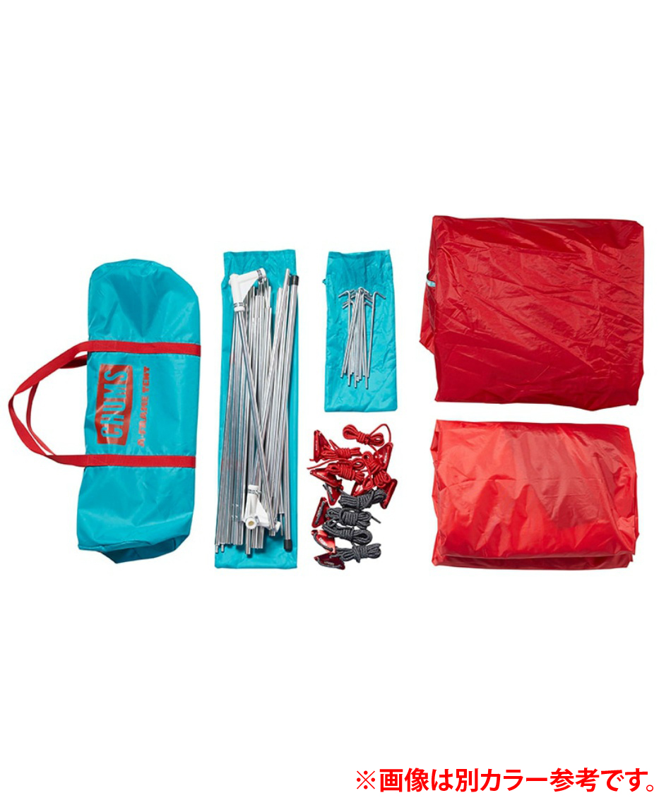 CHUMS A-FRAME TENT 3 青赤　おまけ付き CHUMS A-FRAME TENT 3 青赤 おまけ付き - メルカリ