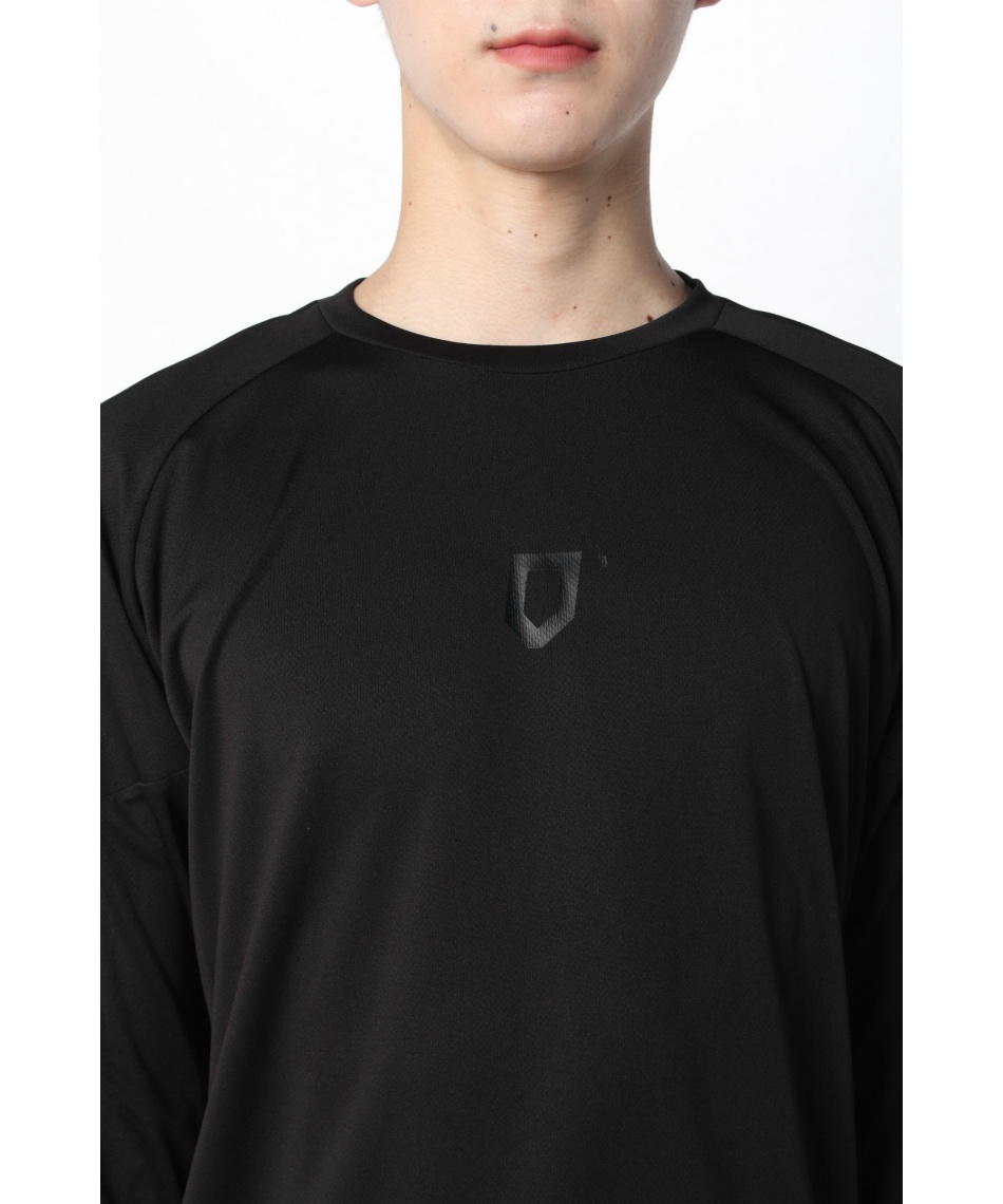 ブラック(VLUCK) サッカーウェア プラクティスシャツ 長袖 ロング