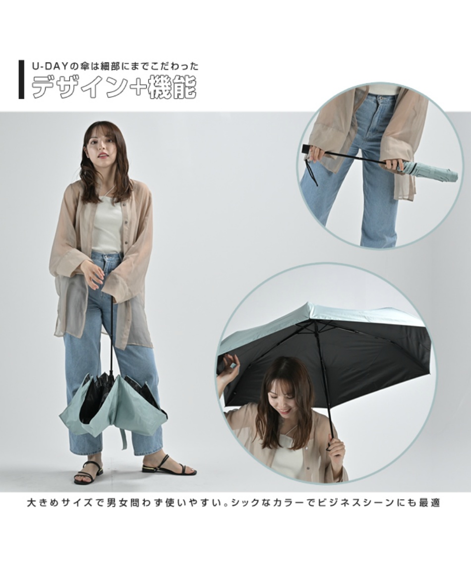 イイダ傘店 折り畳み 傘おじさん（グレー)55cm 男女兼用サイズ イイダ傘店 折り畳み 傘おじさん（グレー)55cm 男女兼用サイズ