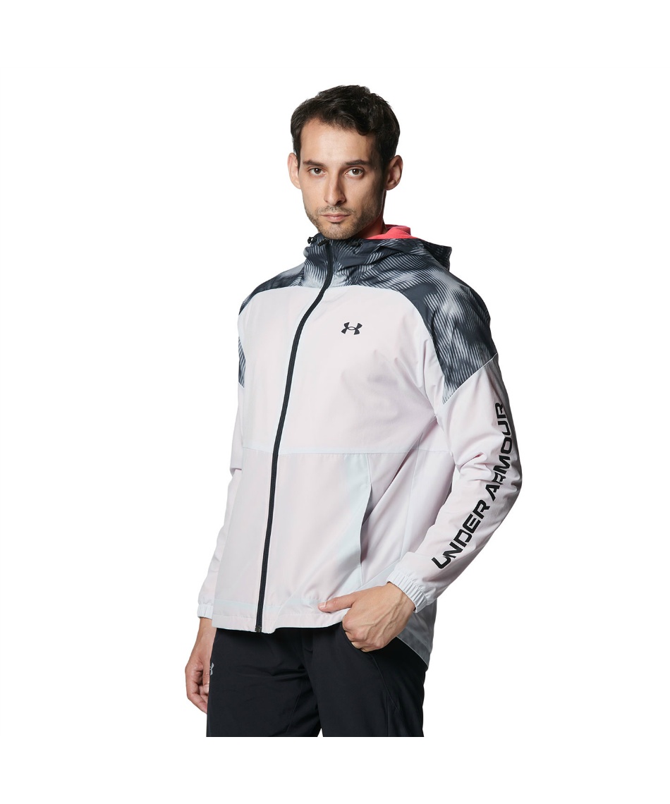 ウインドブレーカー ジャケット UAトリコット ラインド ウーブン UA