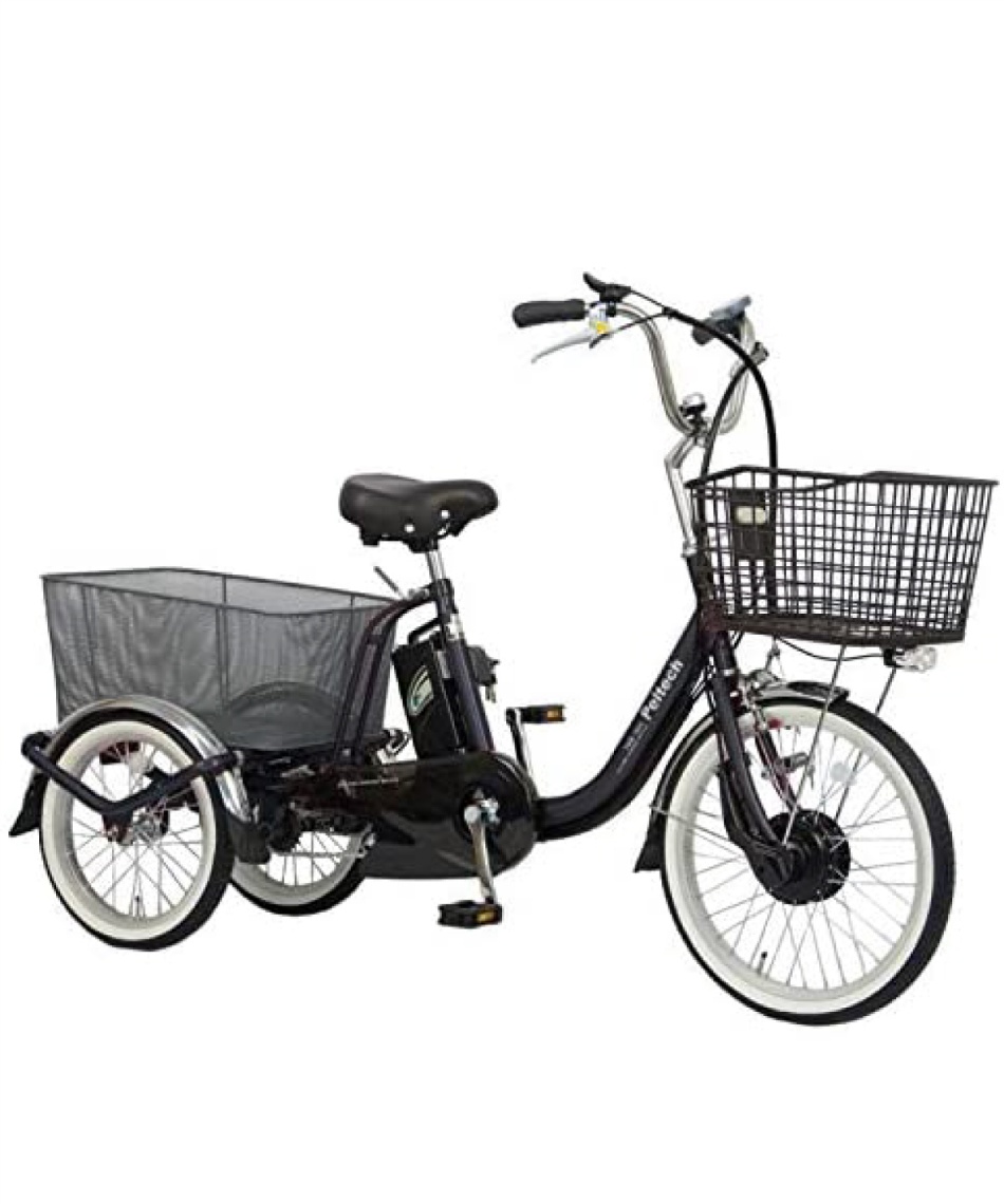 プロテア　スサラ　3輪　① メーカー直送】 自転車 20/16型電動アシスト三輪車 TDR-163L-8AH