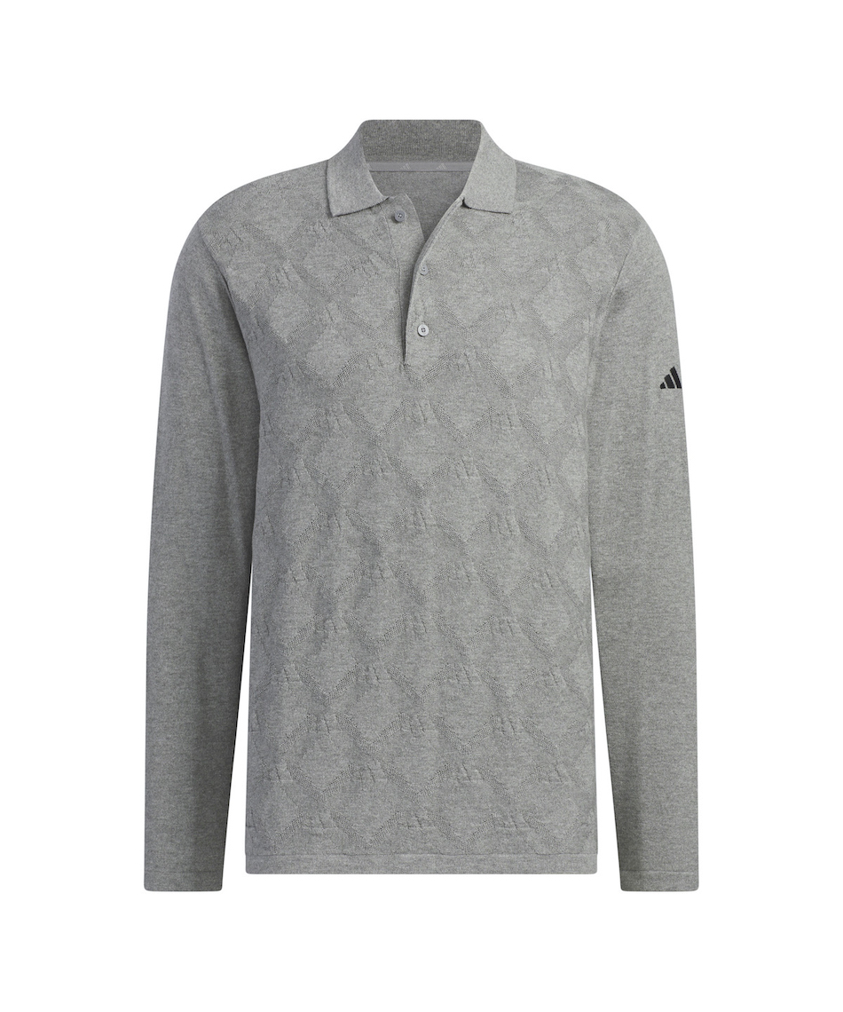 ポロシャツ アーガイル柄 セーター ポロ【adidas Golf/アディダスゴルフ】