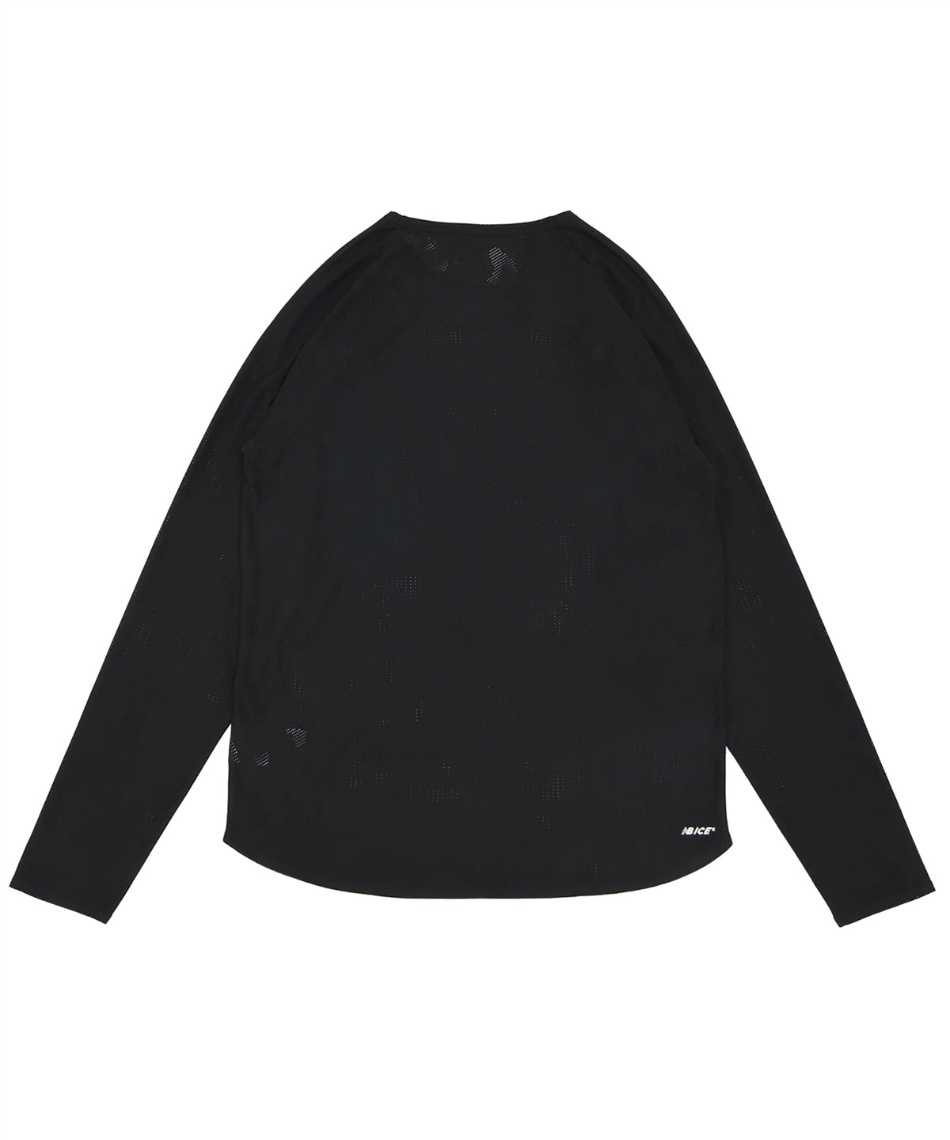 コカ coca メンズラグランロングTシャツ （Black） -靴
