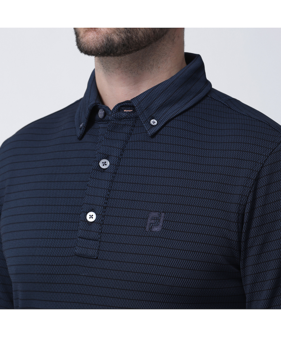 FOOTJOY 長袖ポロシャツ FootJoy フットジョイ ゴルフウェア ポロシャツ 長袖 メンズ ニット