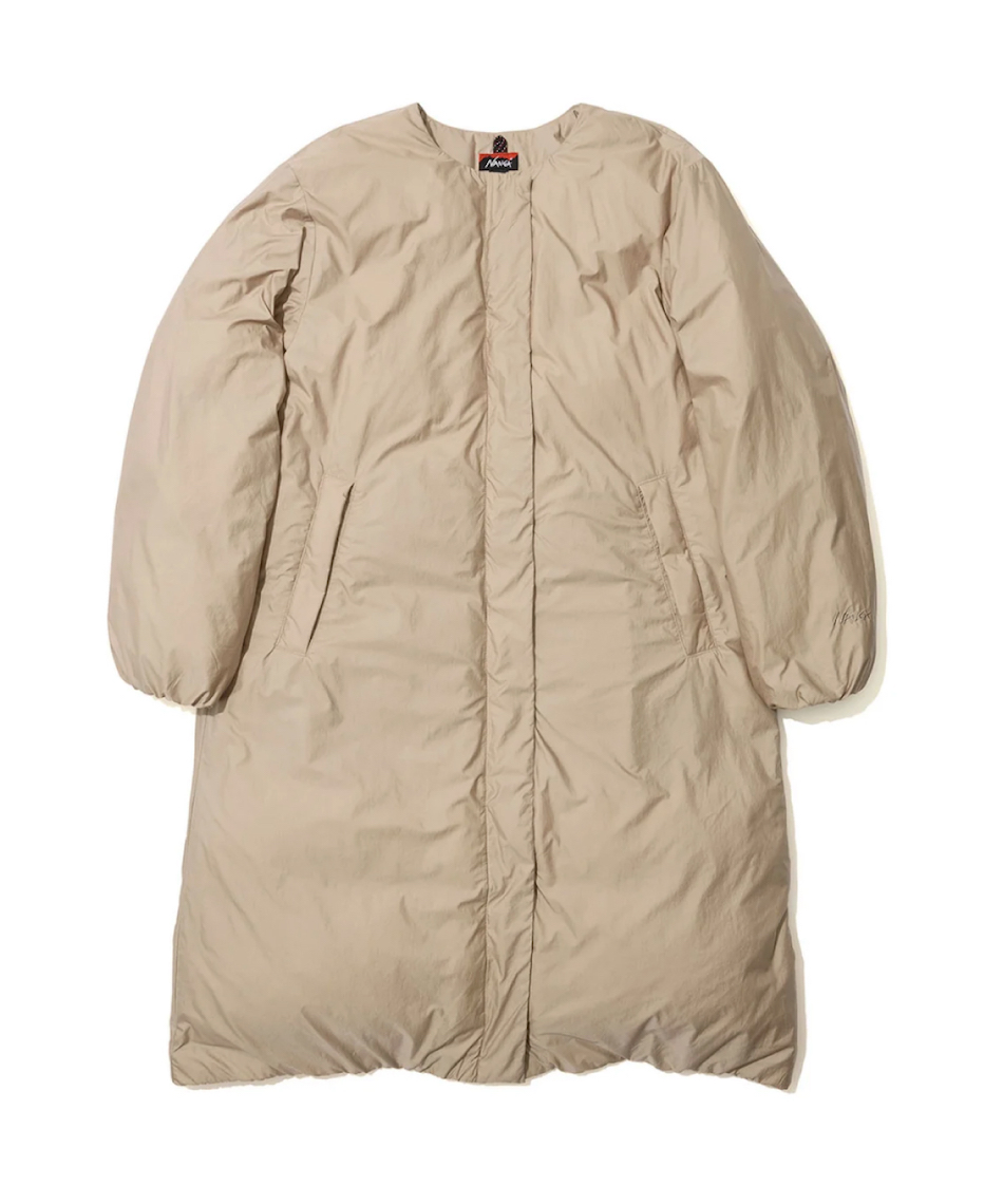 ナンガ(NANGA) ダウンジャケット NO COLLAR DOWN COAT ノーカラー