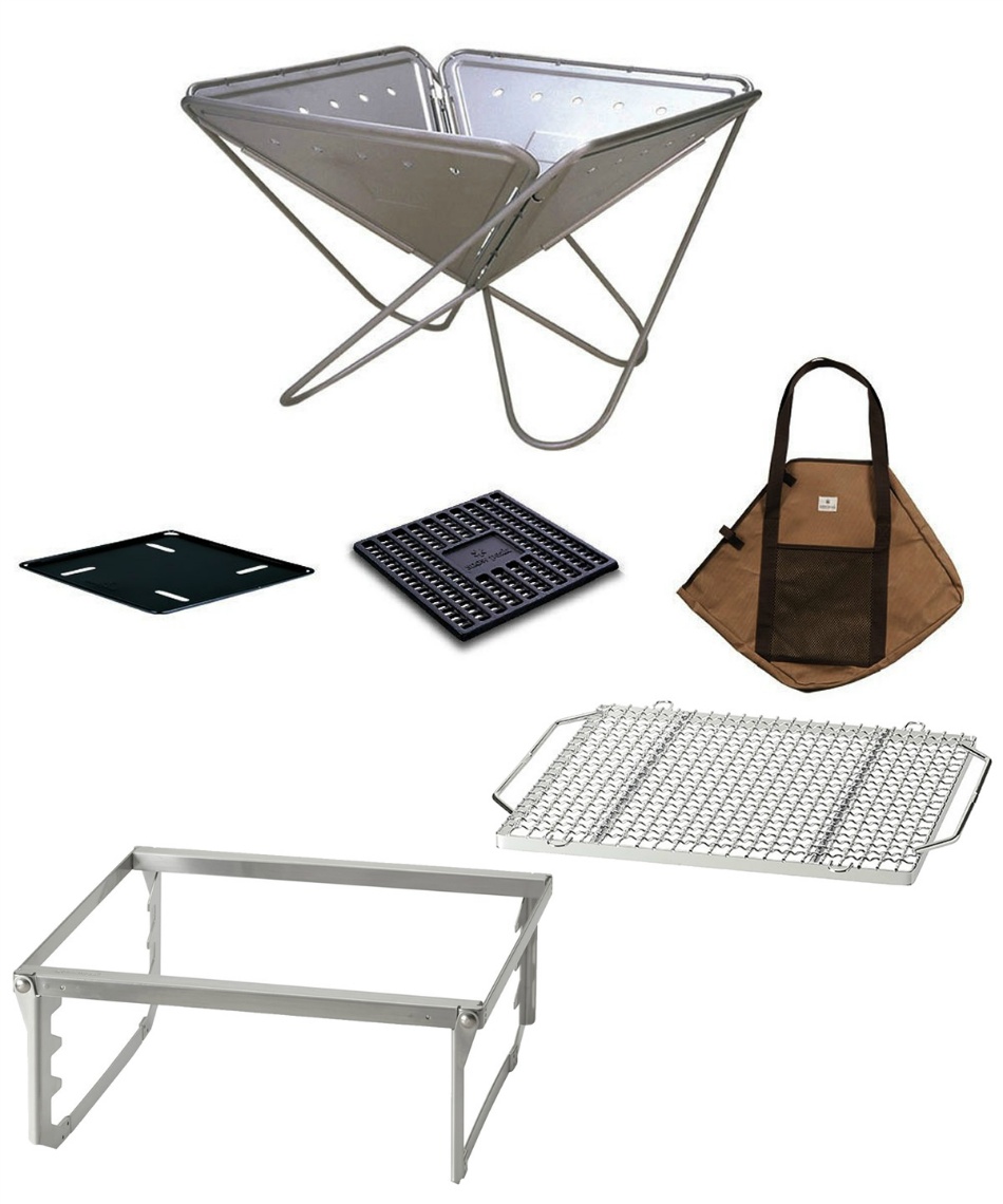 最終値下げ スノーピーク 焚き火台 M 3点セット 焚き火台 スノーピーク