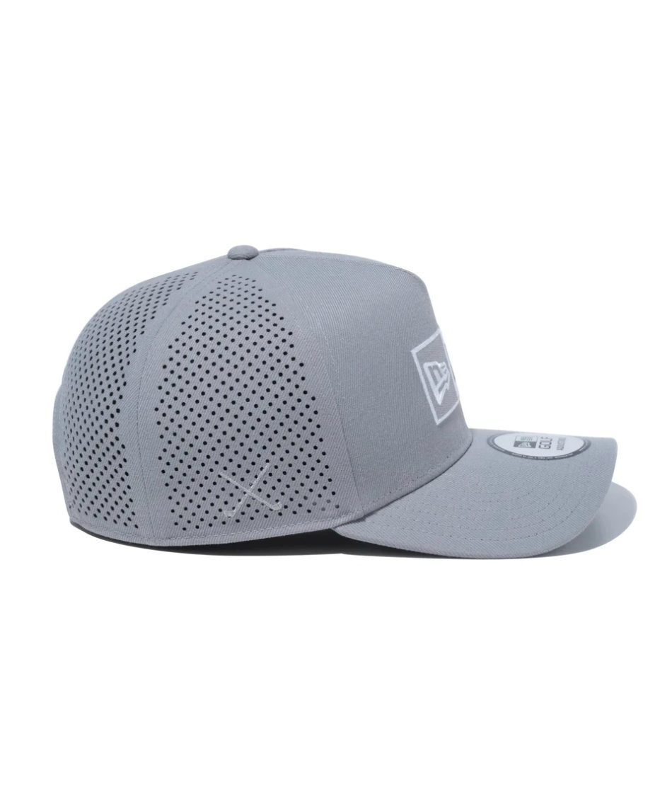 ニューエラ(NEW ERA) ゴルフ キャップ 9FORTY A-Frame Laser Perforated Box Logo ボックスロゴ グレー 14109279 【国内正規品】【2024年春夏モデル】