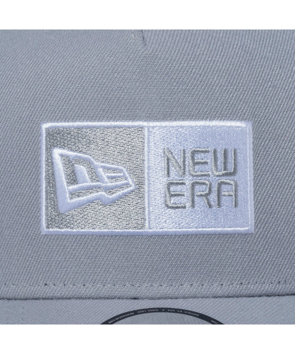 ニューエラ(NEW ERA) ゴルフ キャップ 9FORTY A-Frame Laser Perforated Box Logo ボックスロゴ グレー 14109279 【国内正規品】【2024年春夏モデル】