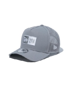 ニューエラ(NEW ERA) ゴルフ キャップ 9FORTY A-Frame Laser Perforated Box Logo ボックスロゴ グレー 14109279 【国内正規品】【2024年春夏モデル】