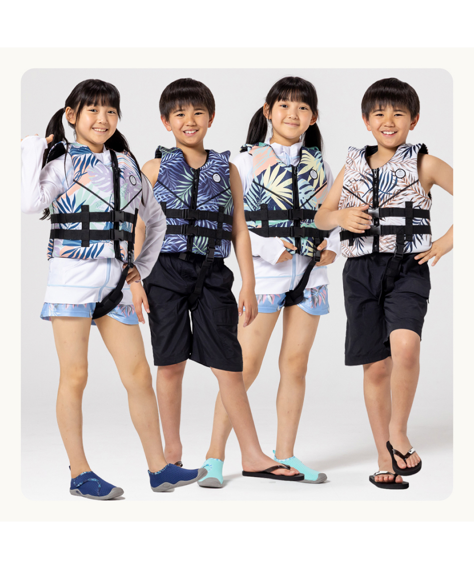 道楽　ライフジャケット　EVISU　フローティングベスト セール】キッズフローティングベスト(レジャー用) ライフ