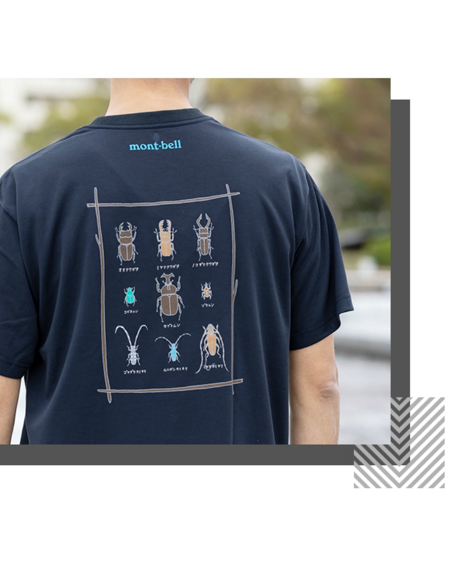 神津嶽　ヌル　ピンバッジ　Tシャツセット Tシャツ 半袖 WIC.T 甲虫 1114736 BK | スポーツ用品ならヒマラヤ