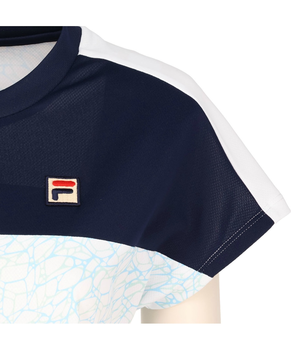 フィラ(FILA) テニスウェア Tシャツ 半袖 ゲームシャツ VL2827