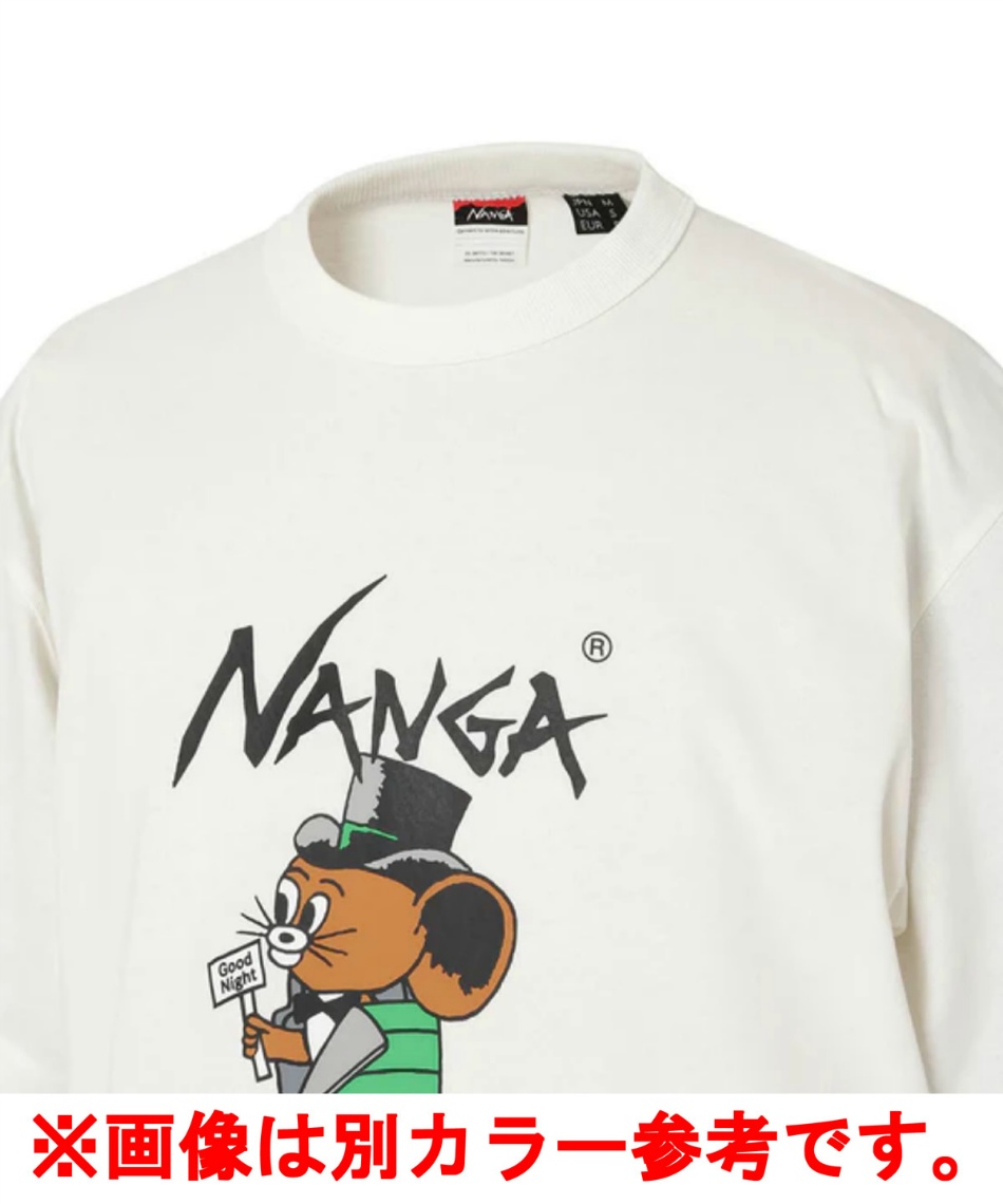 ナンガ NANGA Tシャツ 半袖 NANGA JERRY UKAI ECO HYBRID SLEEPING JERRY MARQUEZ TEE NW2411-1G806-C YELLOW スポーツ用品ならストア 公式