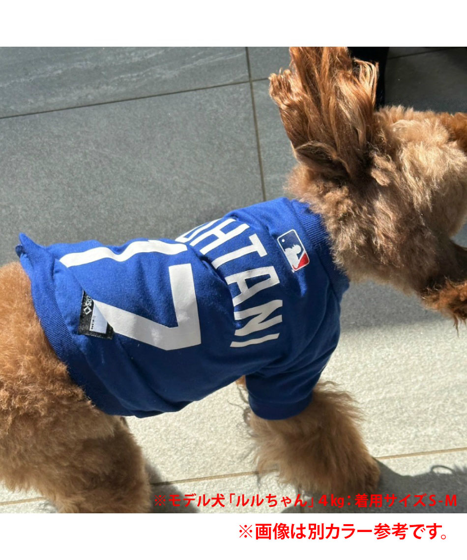 犬 服 ドジャース 大谷Tシャツ ホワイト M SHO-4014W-MD 【返品不可