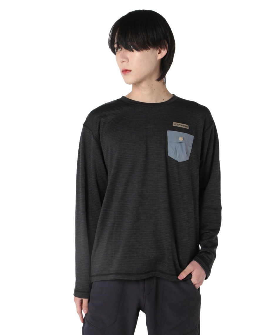 icebreaker 長袖Ｔシャツ アイスピーク(ICE PEAK) Tシャツ 長袖 YAEL LS T 657734176 | スポーツ