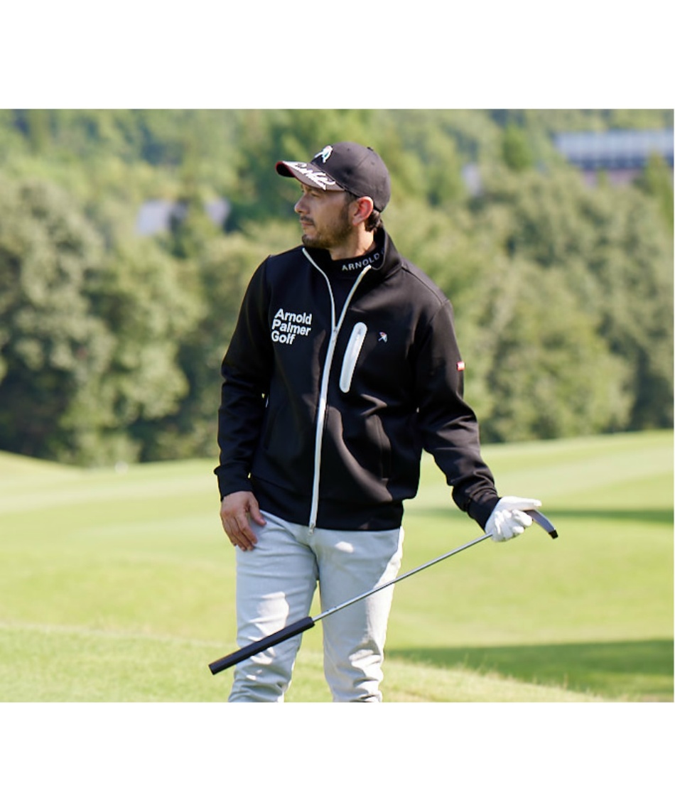 ゴルフウェア ブルゾン スウェットジップジャケット AP220206C07