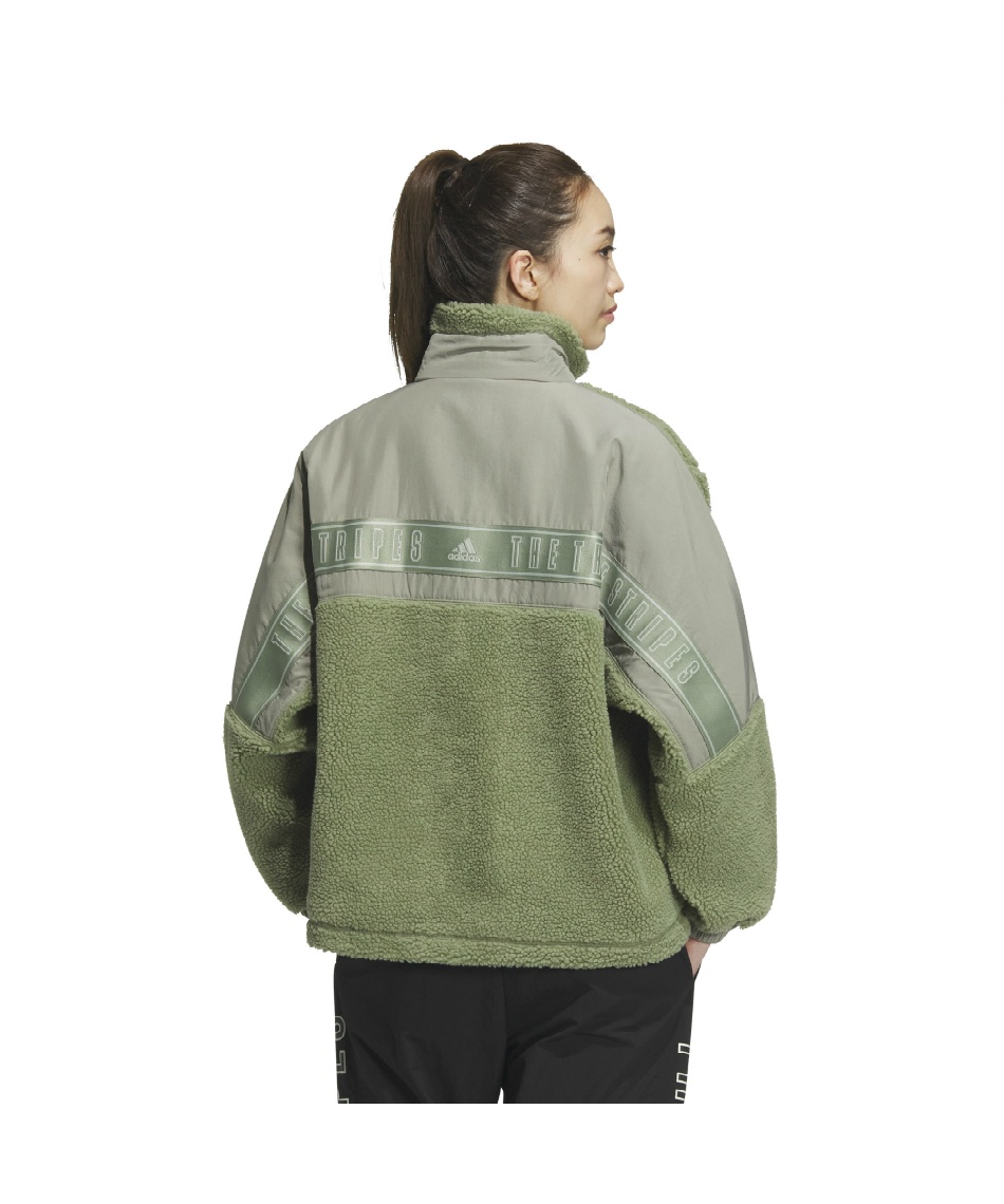   アウター ジャケット アウタージャケットWORDING LOOSE FIT BOA FULL ZIP UP JACKETJG8221