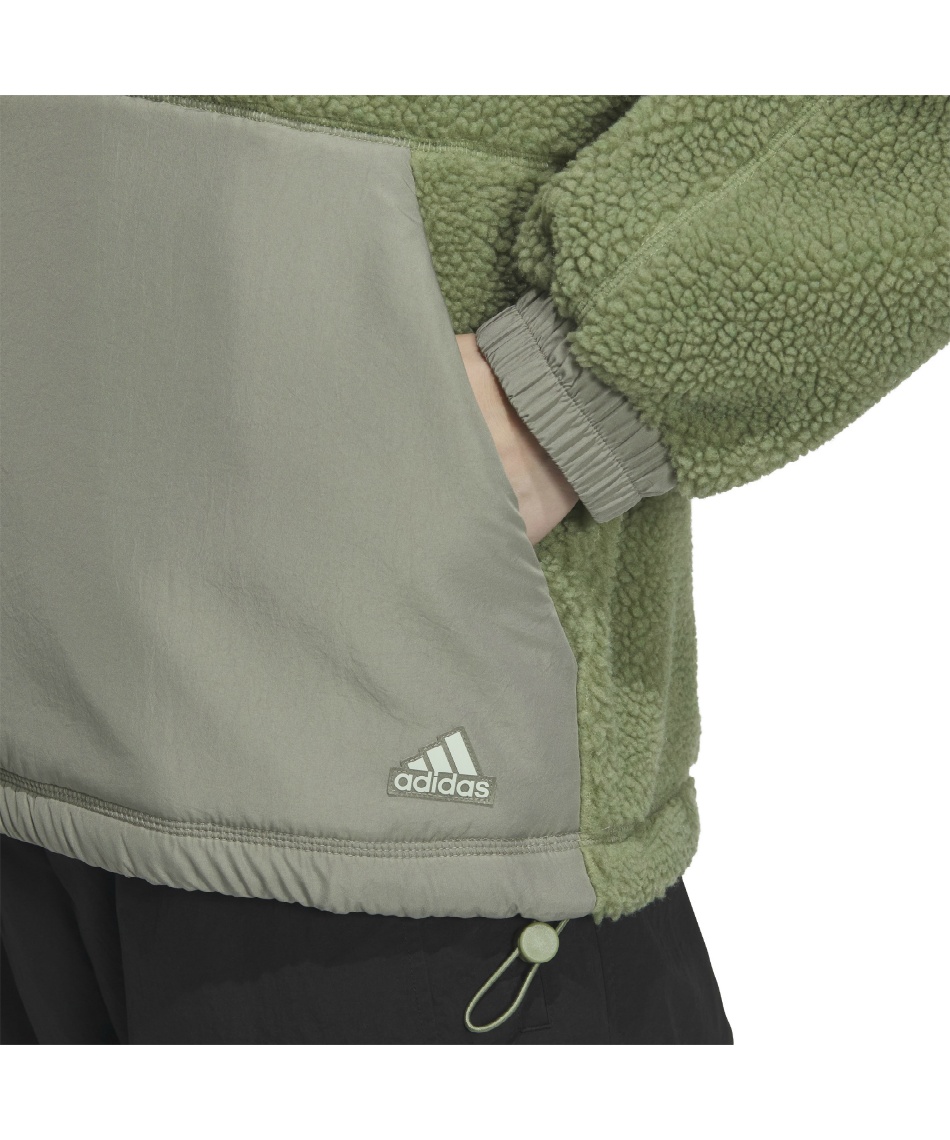 アウタージャケットWORDING LOOSE FIT BOA FULL ZIP UP JACKETJG8221