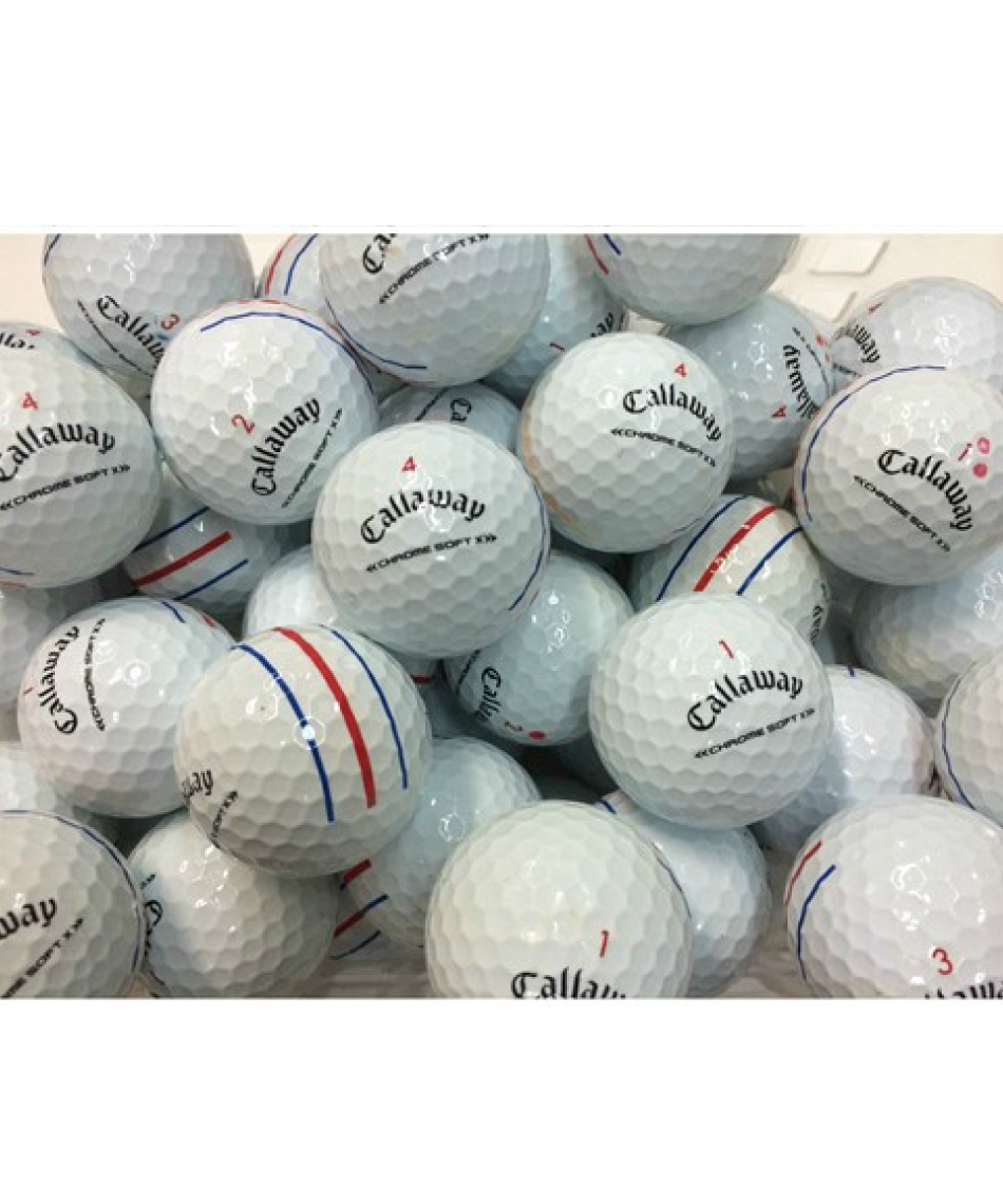 中古】ゴルフボール CHROME SOFT X 2022年モデル Bランク ロストボール