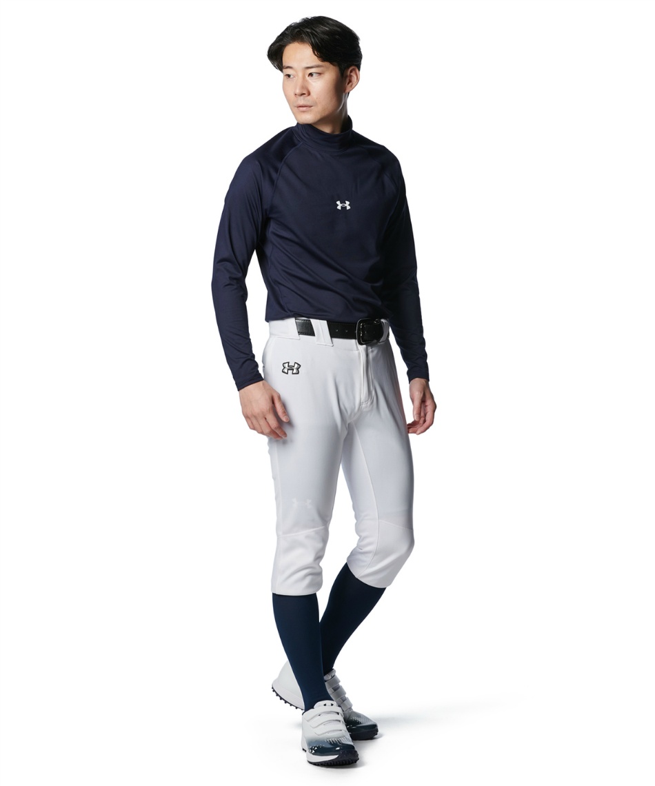 野球 アンダーシャツ 長袖 UA CG CONFORT FITTED LS MOCK 1388133-410