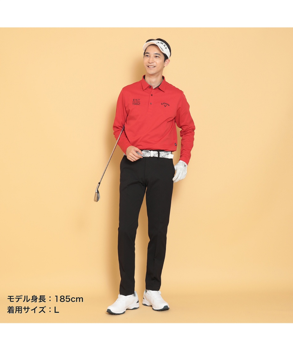 ゴルフウェア ポロシャツ 長袖 カノコ長袖シャツ C24233100 | スポーツ