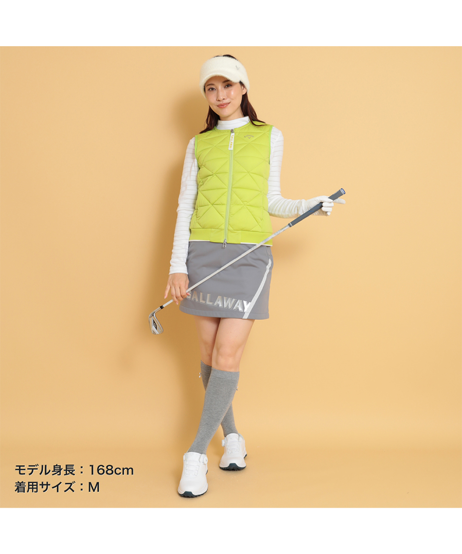 ゴルフウェア ベスト スターストレッチフルジップ中綿ベスト C24216202