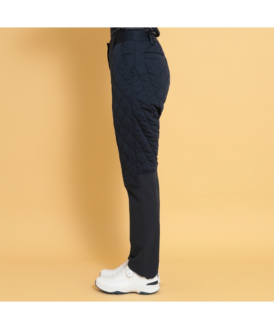 ゴルフウェア ロングパンツ スターストレッチ中綿＆裏起毛二重織パンツ