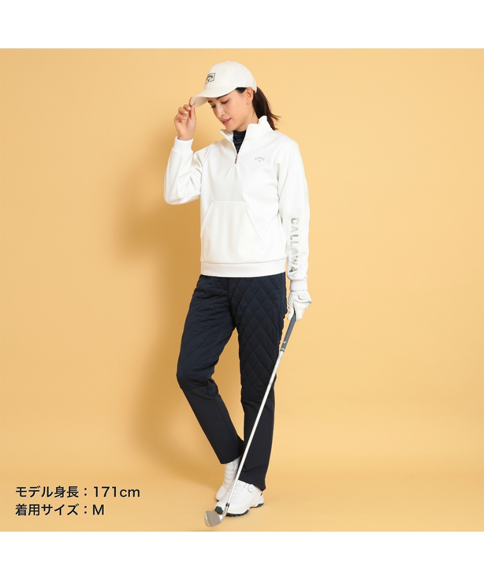 ゴルフウェア ロングパンツ スターストレッチ中綿＆裏起毛二重織パンツ