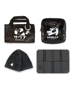 サウナグッズ サ活セットBLACK サウナハット+サ活マット+サ活ポーチ+サ