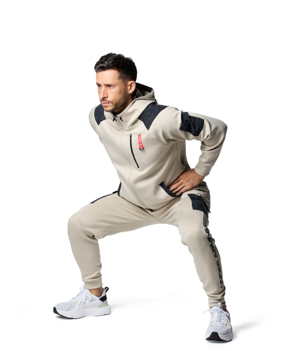 スポーツウェア ジャージ ジャケット UAアーマーニット ハイブリッド