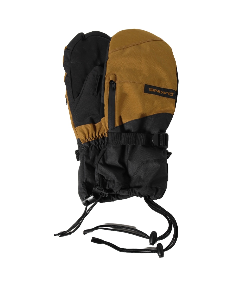 【中古美品】HOWL 防水ミトン グローブ ベージュ/黒 メンズ レディース ミトン スノーグローブ GORE-TEX ゴアテック